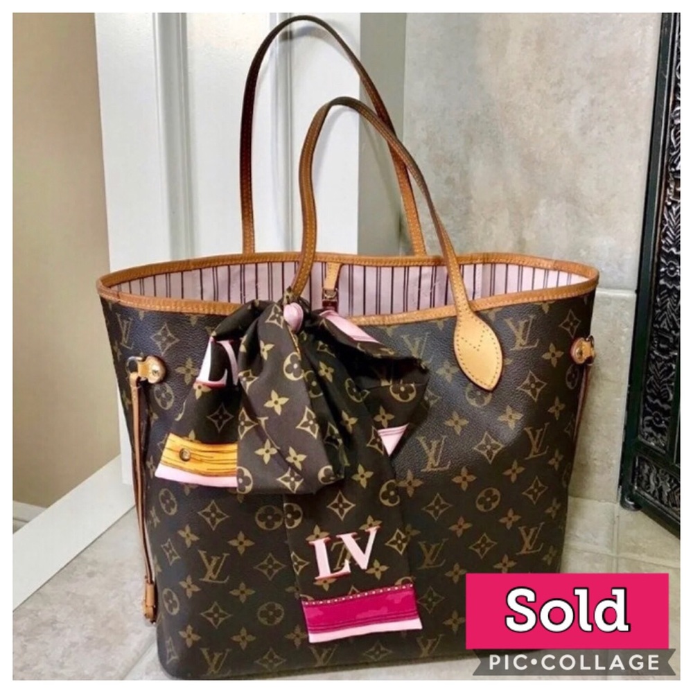 🦄 Louis Vuitton Neverfull MM w/ Rose Ballerine 🦄